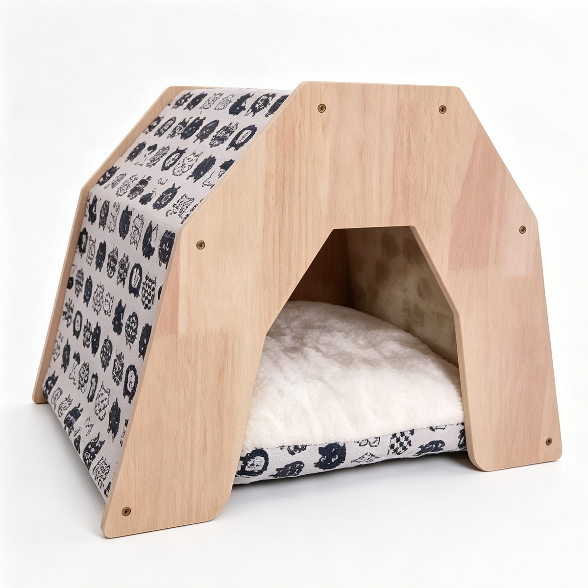 Solid Wood Cat Tree