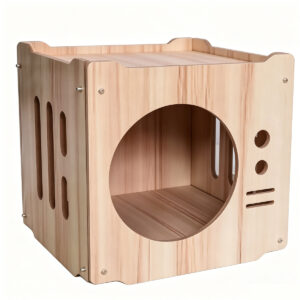 SZHD-SP4001-13 Stackable Wooden Cat House