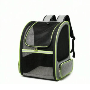 bk-sp001 clear window pet carrier backpack white background